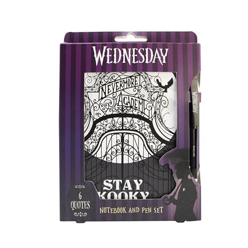 BLUE SKY Set A5-Notizbuch & Stift Wednesday 21 cm von Blue Sky