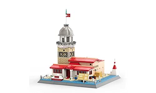 BlueBrixx 5229 Marke Wange - Leanderturm, Istanbul Türkei aus Klemmbausteinen mit 909 Bauelementen. Kompatibel mit Lego. Lieferung in Originalverpackung. von BlueBrixx