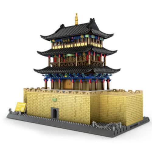 BlueBrixx 6222 Marke Wange - Jiayu-Pass-Gansu, China aus Klemmbausteinen mit 1511 Bauelementen. Kompatibel mit Lego. Lieferung in Originalverpackung. von BlueBrixx