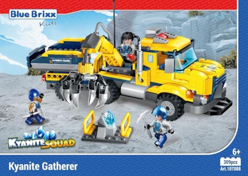 BlueBrixx Kids 107088 – Kyanite Squad:Kyanit-Sammler aus Klemmbausteinen mit 309 Bauelementen von BlueBrixx