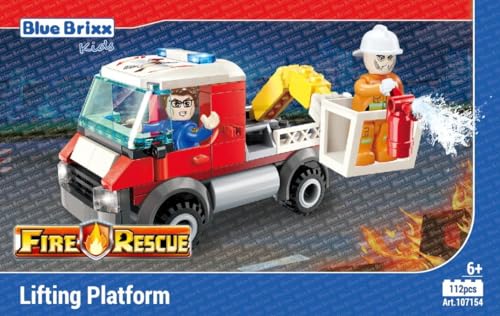 BlueBrixx Kids 107154 – Stadtfeuerwehr: Hebebühne aus Klemmbausteinen mit 112 Bauelementen BlueBrixx Kids 107154 – Stadtfeuerwehr: Hebebühne aus Klemmbausteinen mit 112 Bauelementen von BlueBrixx