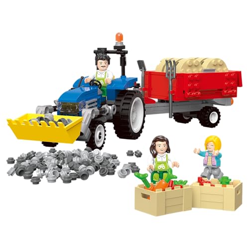 BlueBrixx Play 107740 – Bauernhof - Trecker mit Hänger aus Klemmbausteinen mit 423Bauelementen BlueBrixx Play 107740 – Bauernhof - Trecker mit Hänger aus Klemmbausteinen mit 423Bauelementen von BlueBrixx