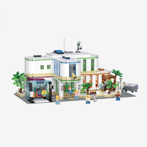 BlueBrixx Play 108291 – Grundschule aus Klemmbausteinen mit 1708 Bauelementen von BlueBrixx