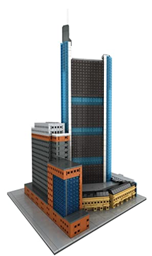 BlueBrixx Pro 102711 – Commerzbank Tower, Frankfurt aus Klemmbausteinen mit 4475 Bauelementen. Kompatibel mit Lego. Lieferung in Originalverpackung. von BlueBrixx