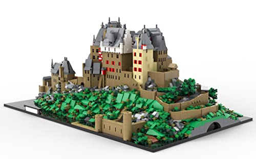 BlueBrixx Pro 103827 – Burg Eltz aus Klemmbausteinen mit 6085 Bauelementen. Kompatibel mit Lego. Lieferung in Originalverpackung. von BlueBrixx