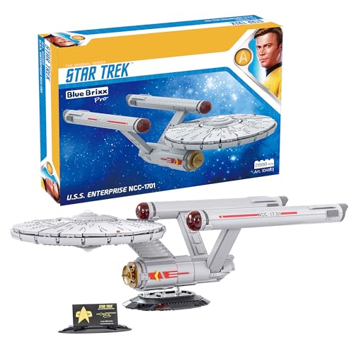 BlueBrixx Pro 104183 – Star Trek USS Enterprise NCC-1701 aus Klemmbausteinen mit 2888 Bauelementen. Kompatibel mit anderen Klemmbausteinmarken. Lieferung in Originalverpackung. BlueBrixx Pro 104183 – Star Trek USS Enterprise NCC-1701 aus Klemmbausteinen mit 2888 Bauelementen. Kompatibel mit anderen Klemmbausteinmarken. Lieferung in Originalverpackung. von BlueBrixx