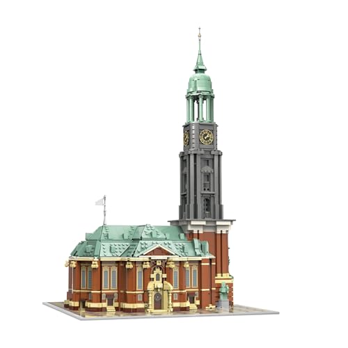 BlueBrixx Pro 104370 – Hamburger Michel aus Klemmbausteinen mit 4213 Bauelementen. Kompatibel mit Anderen Klemmbausteinen. Lieferung in Originalverpackung. von BlueBrixx