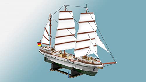 BlueBrixx Pro 104471 – Segelschulschiff Gorch Fock aus Klemmbausteinen mit 4007 Bauelementen. Kompatibel mit Anderen Klemmbausteinen. Lieferung in Originalverpackung. von BlueBrixx