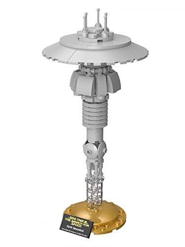 BlueBrixx Pro Star Trek Earth Spacedock – Miniatur-Modellbausatz für Erwachsene & Kinder, 129 Klemmbausteine, Detaillierte Replika aus „Auf der Suche nach Mr. Spock“, 100% kompatibel, 104566 von BlueBrixx
