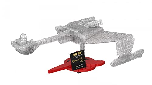 BlueBrixx Pro 104957 – Star Trek Klingon D7 Klasse Schlachtkreuzer Getarnt aus Klemmbausteinen mit 580 Bauelementen. Kompatibel mit Anderen Klemmbausteinen. Lieferung in Originalverpackung. von BlueBrixx