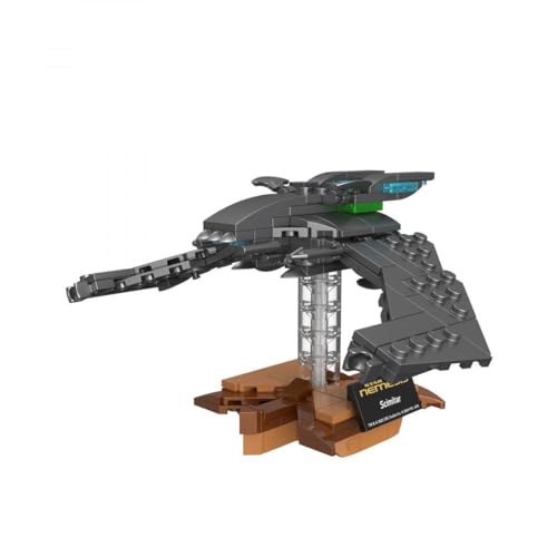 BlueBrixx Pro 105694 – Star Trek Scimitar aus Klemmbausteinen mit 218 Bauelementen von BlueBrixx