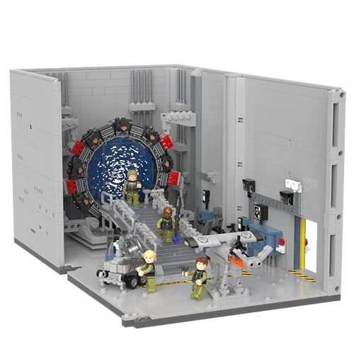 BlueBrixx Pro 106842 – Stargate Gate Room aus Klemmbausteinen mit 2430 Bauelementen von BlueBrixx
