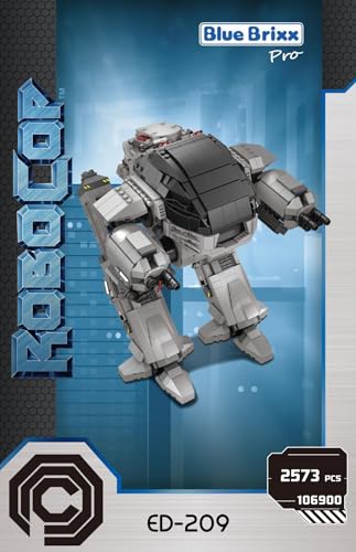 BlueBrixx Pro 106900 – Robocop ED-209 aus Klemmbausteinen mit 2519 Bauelementen. Kompatibel mit Anderen Marken BlueBrixx Pro 106900 – Robocop ED-209 aus Klemmbausteinen mit 2519 Bauelementen. Kompatibel mit Anderen Marken von BlueBrixx
