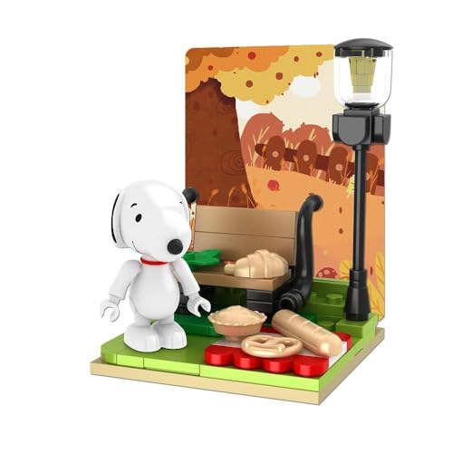 BlueBrixx Pro 107359 – Snoopy Macht Picknick aus Klemmbausteinen mit 86 Bauelementen von BlueBrixx