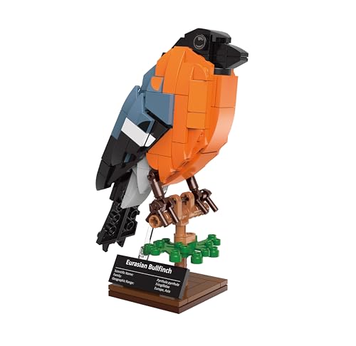 BlueBrixx Pro 107679 – Gimpel aus Klemmbausteinen mit 237 Bauelementen von BlueBrixx