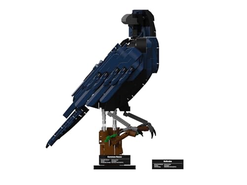 BlueBrixx Pro 107784 – Kolkrabe aus Klemmbausteinen mit 659 Bauelementen von BlueBrixx