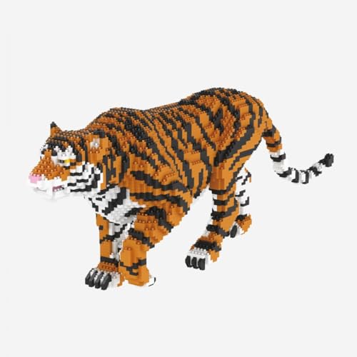 BlueBrixx Pro 107798 – Tiger (Diamond Blocks) aus Klemmbausteinen mit 3876 Bauelementen von BlueBrixx
