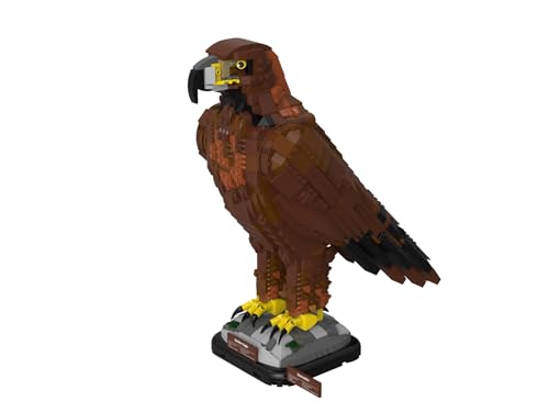 BlueBrixx Pro 108207 – Steinadler aus Klemmbausteinen mit 1522 Bauelementen von BlueBrixx