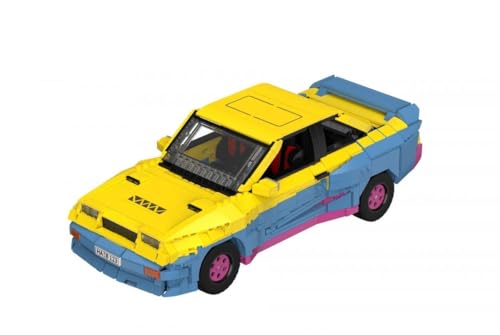 BlueBrixx Pro 108292 Legendäres Tuning-Coupé 1:12, 1627 Klemmbausteine, Tuning-Coupé Geschenke für Auto Fans, Bausteinset von BlueBrixx