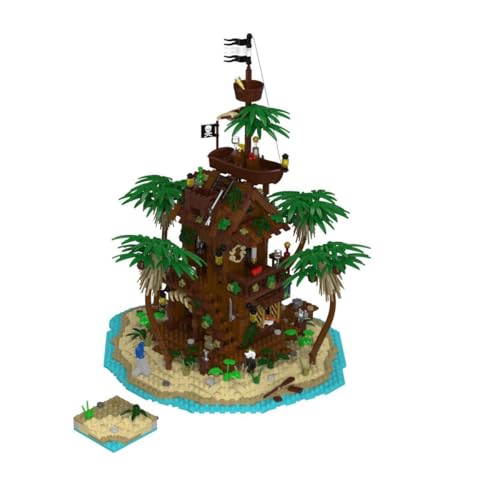 BlueBrixx Pro 108326 Pirateninsel: Hafenkneipe – 1445 Klemmbausteine, Piraten Set, Geschenk für Schiffs- und Piratenfans, Standardsteine, Bausteine der Piraten-Serie BlueBrixx Pro 108326 Pirateninsel: Hafenkneipe – 1445 Klemmbausteine, Piraten Set, Geschenk für Schiffs- und Piratenfans, Standardsteine, Bausteine der Piraten-Serie von BlueBrixx
