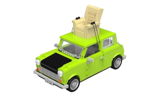 BlueBrixx Pro 108370 - Britischer Kleinwagen, 1196 Klemmbausteine, Auto-Set, Geschenk für Auto Fans, Standardsteine, Bausteine der Pro-Serie von BlueBrixx