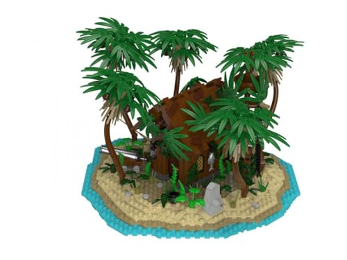 BlueBrixx Pro 108371 Pirateninsel: Inselversteck – 988 Klemmbausteine, Piraten Set, Geschenk für Schiffs- und Piratenfans, Standardsteine, Bausteine der Piraten-Serie BlueBrixx Pro 108371 Pirateninsel: Inselversteck – 988 Klemmbausteine, Piraten Set, Geschenk für Schiffs- und Piratenfans, Standardsteine, Bausteine der Piraten-Serie von BlueBrixx