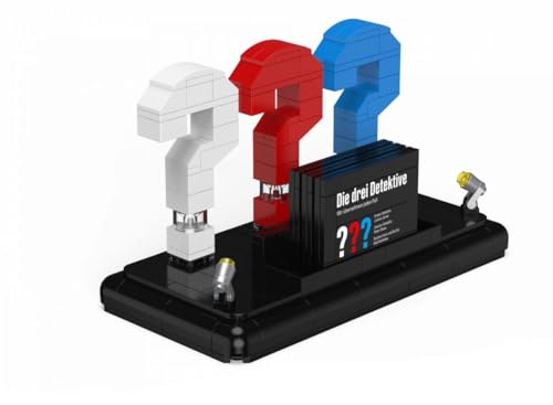 BlueBrixx Pro 108480 – Die DREI ???: 3D-Logo mit Visitenkarte aus Klemmbausteinen mit 200 Bauelementen BlueBrixx Pro 108480 – Die DREI ???: 3D-Logo mit Visitenkarte aus Klemmbausteinen mit 200 Bauelementen von BlueBrixx
