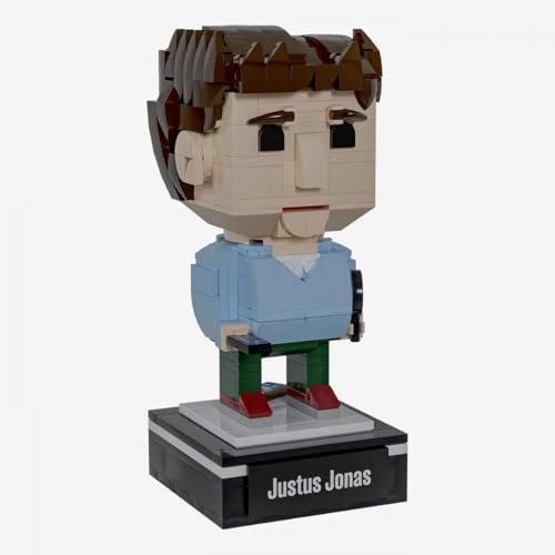 BlueBrixx Pro 108504 – Die DREI ???: Justus Jonas aus Klemmbausteinen mit 374 Bauelementen von BlueBrixx