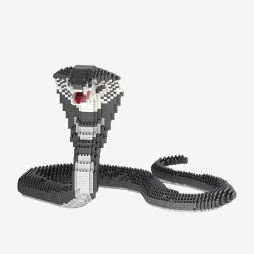 BlueBrixx Pro 108598 – Kobra (Diamond Blocks) aus Klemmbausteinen mit 2016 Bauelementen von BlueBrixx
