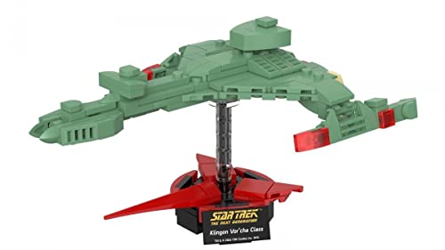 BlueBrixx Pro Star Trek Klingon Vor’cha Class – Modellbausatz für Erwachsene und Kinder, Klemmbausteine-Set aus 183 Teilen, Detailliertes klingonisches Kriegsschiff, Offizielle Lizenz, 104960 von BlueBrixx