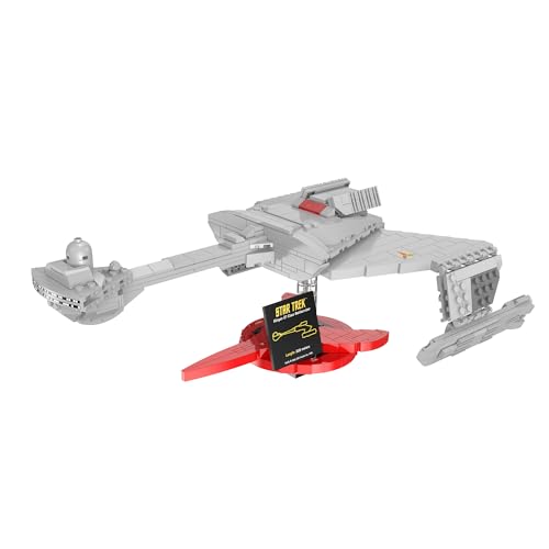 BlueBrixx – Star Trek Klingonischer D7-Klasse-Schlachtkreuzer – aus: Raumschiff Enterprise, The Original Series – Midsize-Bausatz mit 580 Klemmbausteinen – 100% kompatibel – ORIGINAL-Lizenz, 104571 von BlueBrixx