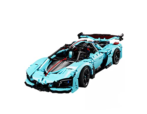 BlueBrixx T5011 Marke TaiGaoLe – Supercar aus Klemmbausteinen mit 3502 Bauelementen. Kompatibel mit Lego. Lieferung in Originalverpackung. von BlueBrixx