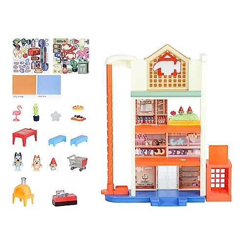 Bluey Hammerbarn Shopping-Spielset, 4-stufiges, 55,9 cm hohes Spielset mit funktionierendem Aufzug und Trolley-Rückkehr, inklusive Lichtern und 45+ Sounds Bluey Hammerbarn Shopping-Spielset, 4-stufiges, 55,9 cm hohes Spielset mit funktionierendem Aufzug und Trolley-Rückkehr, inklusive Lichtern und 45+ Sounds von BlueY