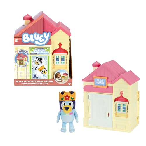 Bluey Play Date Plush Surprise, Plüschtier Überraschung aus der Zeichentrickserie, Folgen Sie den Schritten und enthüllen Sie Ihr Plüschkleid, Zebra oder Königin, inklusive 1 Aufkleber-Set, ab 3 Bluey Play Date Plush Surprise, Plüschtier Überraschung aus der Zeichentrickserie, Folgen Sie den Schritten und enthüllen Sie Ihr Plüschkleid, Zebra oder Königin, inklusive 1 Aufkleber-Set, ab 3 von BlueY