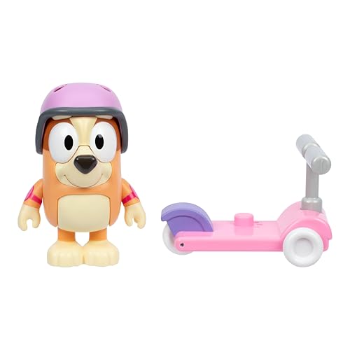 Chat Mates Bingo mit Roller Drücken Sie Bingos Nase und hören Sie 10 ihrer Sätze, diese Figur ist 13 cm groß und enthält ihren Roller und Helm, mit beweglichen Armen und Beinen von BlueY