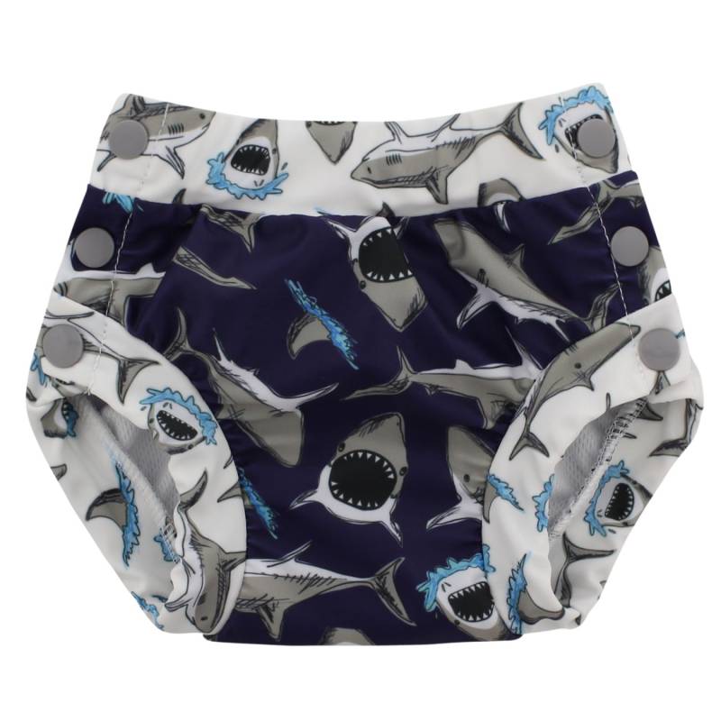 Blueberry Freestyle Schwimmwindel 2.0 - S (3,5 - 7 kg) Haie von Blueberry