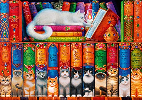 Bluebird Puzzle 1000 Teile - Cat Bookshelf Bücheregal mit Katzen Bluebird Puzzle 1000 Teile - Cat Bookshelf Bücheregal mit Katzen von Bluebird Puzzle