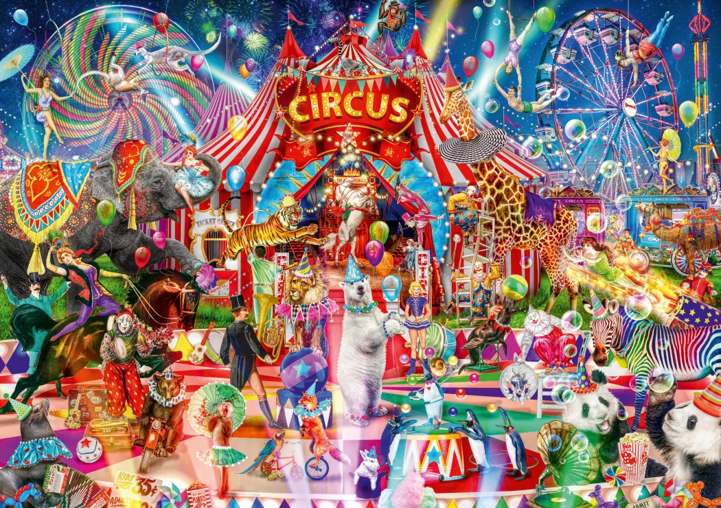 Bluebird Puzzle A Night at the Circus 4000 Teile Puzzle Bluebird-Puzzle-70229-P von Bluebird Puzzle