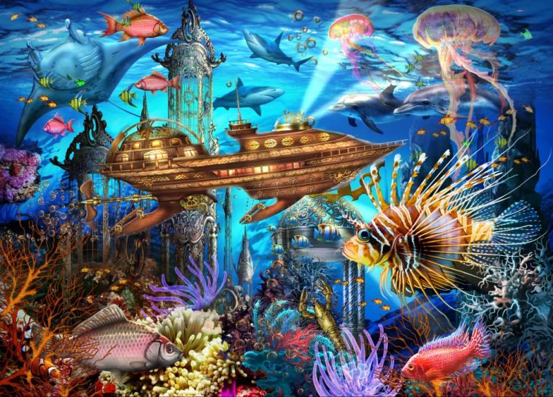 Bluebird Puzzle Aqua City 1500 Teile Puzzle Bluebird-Puzzle-F-90857 von Bluebird Puzzle
