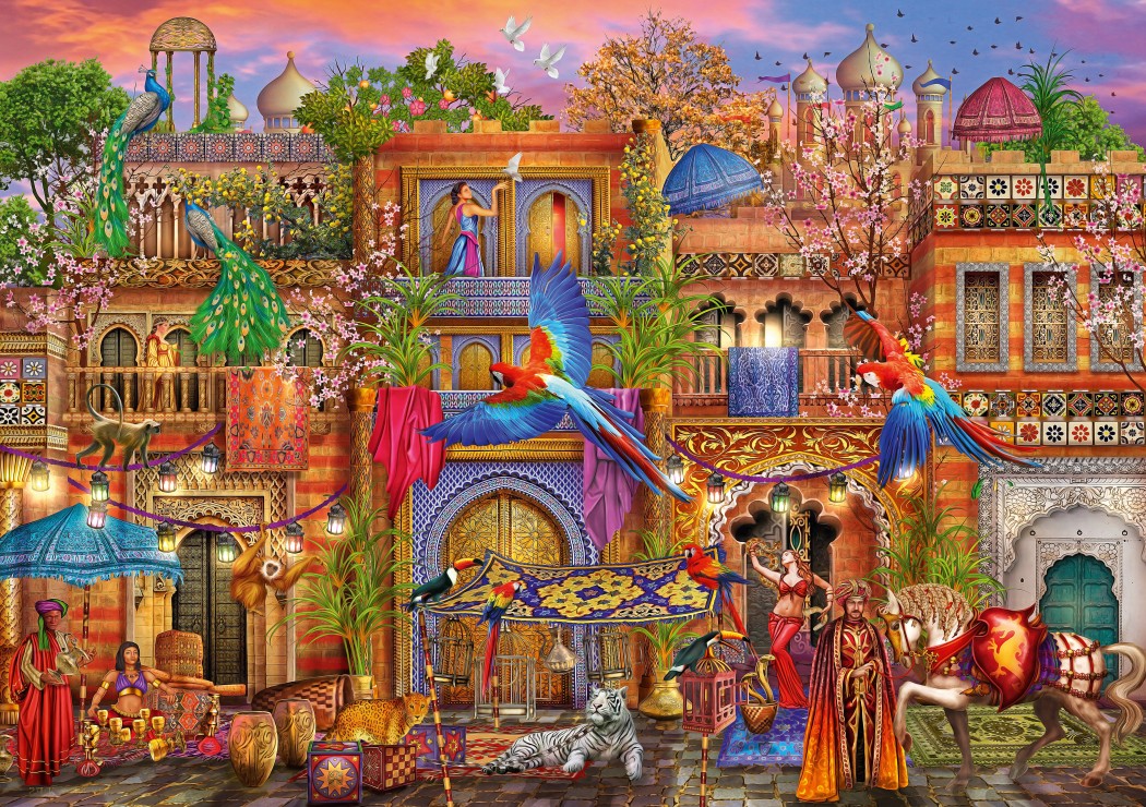 Bluebird Puzzle Arabian Street 4000 Teile Puzzle Bluebird-Puzzle-70255-P von Bluebird Puzzle