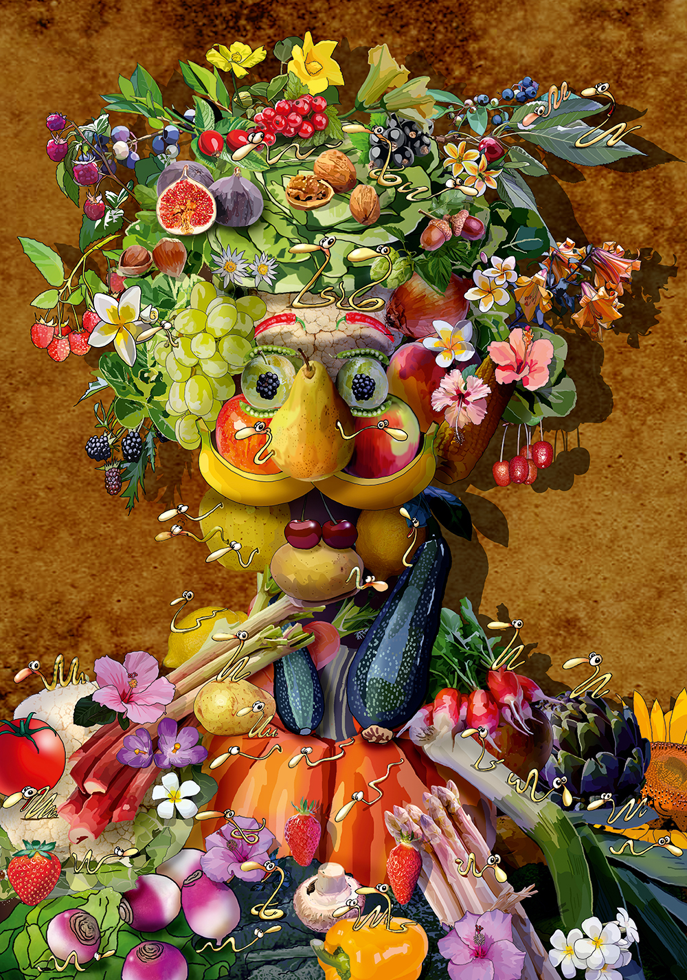 Bluebird Puzzle Arcimboldo par François Ruyer 1000 Teile Puzzle Bluebird-Puzzle-F-90027 Bluebird Puzzle Arcimboldo par François Ruyer 1000 Teile Puzzle Bluebird-Puzzle-F-90027 von Bluebird Puzzle
