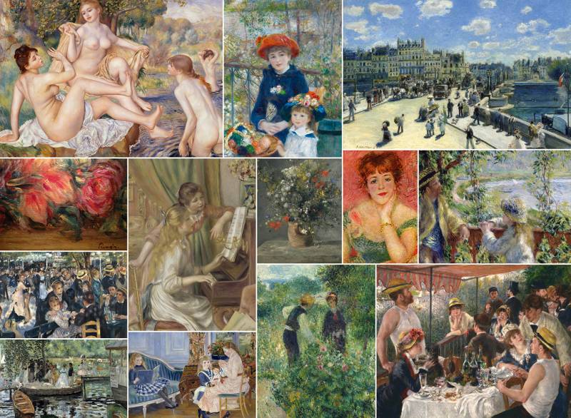 Bluebird Puzzle Auguste Renoir - Collage 6000 Teile Puzzle Art-by-Bluebird-60155 von Bluebird Puzzle