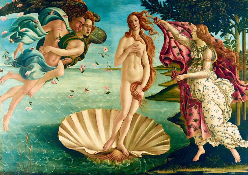 Bluebird Puzzle Botticelli - The birth of Venus, 1485 2000 Teile Puzzle Art-by-Bluebird-F-60354 von Bluebird Puzzle
