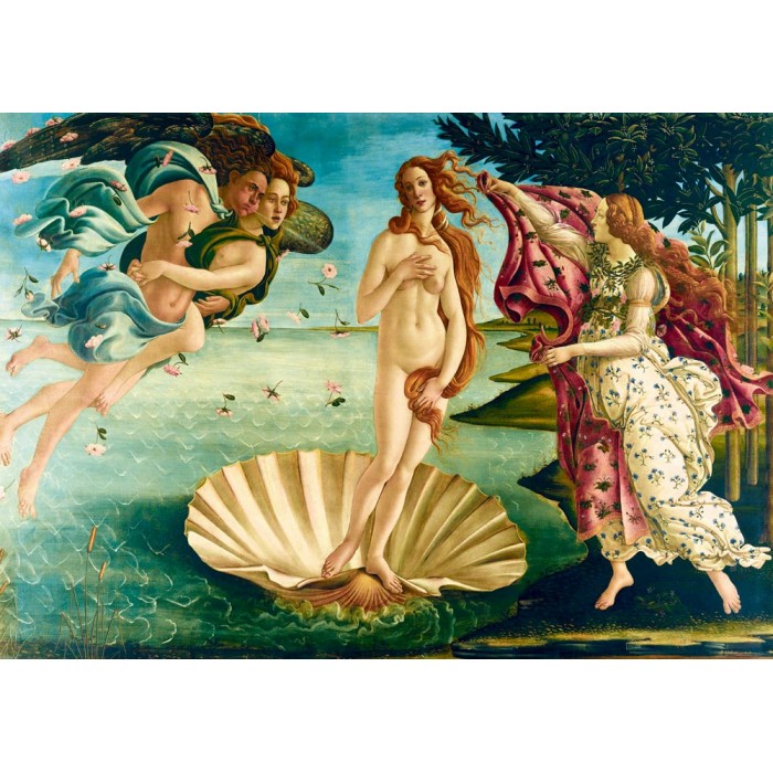 Bluebird Puzzle Botticelli - The birth of Venus, 1485 von Bluebird Puzzle