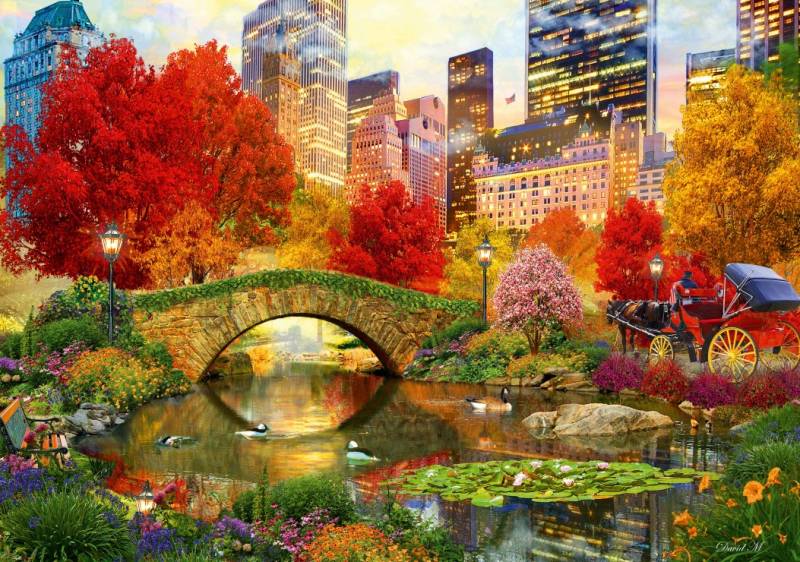 Bluebird Puzzle Central Park NYC 2000 Teile Puzzle Bluebird-Puzzle-F-90869 von Bluebird Puzzle