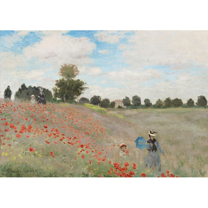 Bluebird Puzzle Claude Monet - Poppy Field, 1873 von Bluebird Puzzle