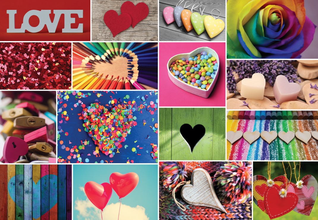 Bluebird Puzzle Collage - Love in Color 1000 Teile Puzzle Bluebird-Puzzle-F-90547 Bluebird Puzzle Collage - Love in Color 1000 Teile Puzzle Bluebird-Puzzle-F-90547 von Bluebird Puzzle