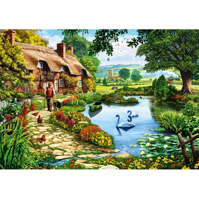 Bluebird Puzzle Cottage by the Lake von Bluebird Puzzle