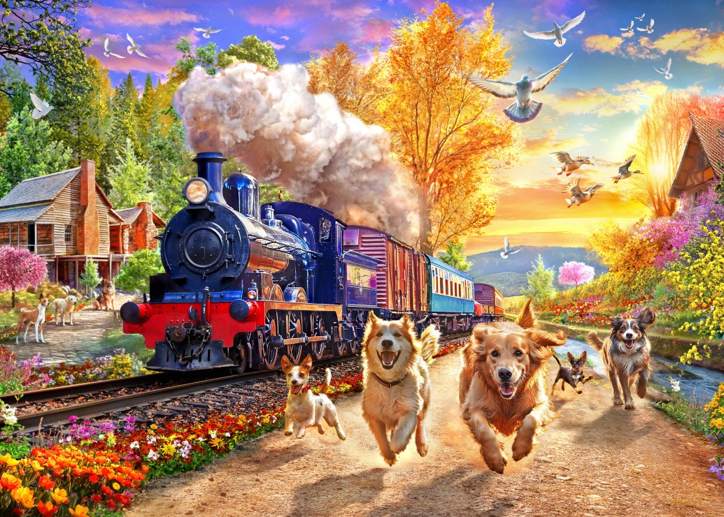 Bluebird Puzzle Dem Zug Folgen 300 Teile Puzzle Bluebird-Puzzle-F-90984 Bluebird Puzzle Dem Zug Folgen 300 Teile Puzzle Bluebird-Puzzle-F-90984 von Bluebird Puzzle