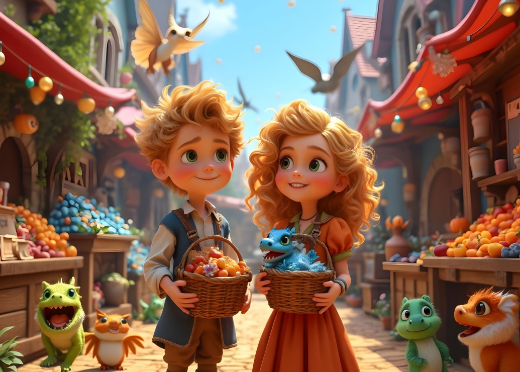 Bluebird Puzzle Der Markt der kleinen Drachen 300 Teile Puzzle Bluebird-Puzzle-F-91137 von Bluebird Puzzle